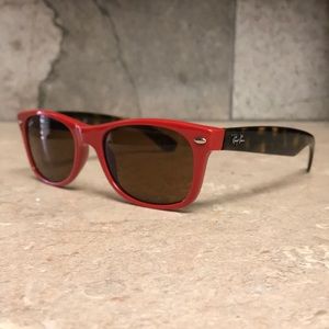 ray ban red tortoise